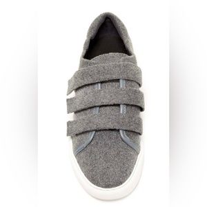 Brand new Kenneth Cole grey Velcro sneakers, size 8.5
